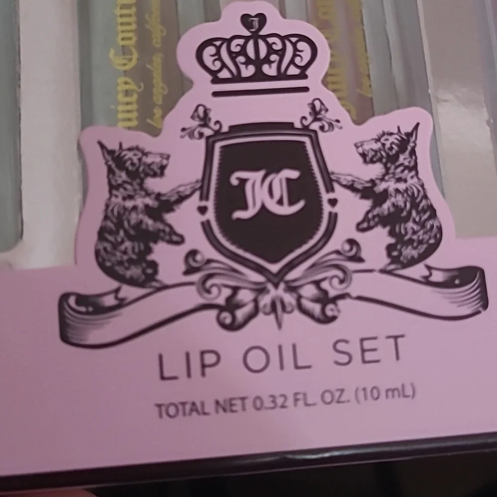 Juicy Couture Lip Oil Collection - Clear and Light Purple